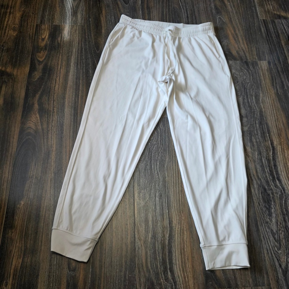 90 Degree by Reflex Carissa Jogger White Athletic Pants Women Large RN144527
